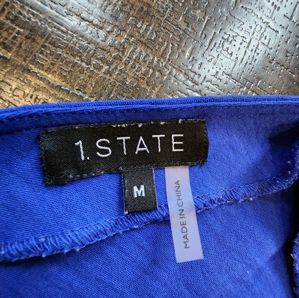State Blue ROMPER with Elegant Design - Picture 7 of 8
